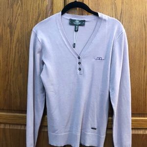 Ladies Med v-neck sweater